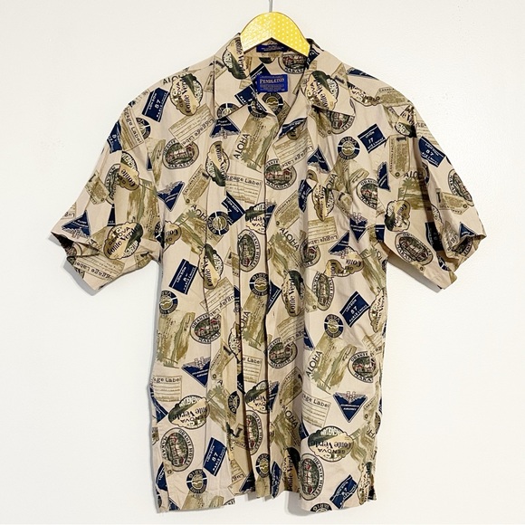 Pendleton Other - Vintage Pendleton Button Down Print Men's Casual Shirt
